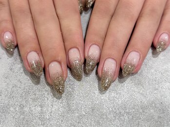 ローラン(LORAN)/ゴールドのラメグラデーション♪