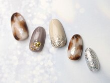 キャンアイドレッシー ヨコハマ元町店(Can I Dressy)/白べっ甲ネイル