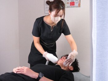 シャイン 熊本店(SHINE)/ヒゲ脱毛　施術風景