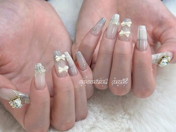 ココナッツ Nail salon 四ツ谷店【4月1日NEW OPEN予定】の写真/長さ出しで爪の形を整え美しい指先へ♪爪が短い方や、折れ・亀裂がある方もお気軽にご相談ください◎