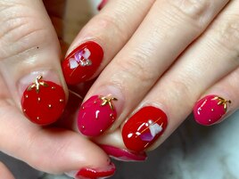 イチゴネイル♪