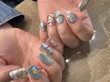 ペアリング(Pairing nail&eyelash)/free art 90min/持込みデザイン