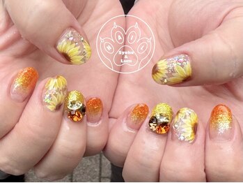 ショコ アンド ラム(Syoko&Lum)の写真/【アートやり放題コース！】痛ネイルも施術可能♪フリーデザイン(オフ込)90分¥8200/105分¥9700