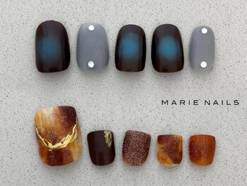マリーネイルズ ららぽーと磐田店(MARIE NAILS)の写真/★初回オフ無料¥8800！派手に出来ないOLさんや主婦の方、初めての方にもオススメ♪１week保証付き！