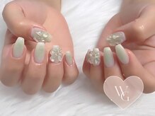 ホワイトジム(White Gym)/パステルチークネイル