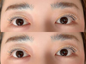 ニム(nim)の写真/【マスカラのりUPでメイクが盛れる！】華やかさがありつつ、まつエクより自然でお顔に馴染むまつげパーマ♪
