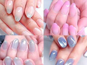 ノーブルフルール(Noble fleur)の写真/【爪の健康×おしゃれ】手元がきれいに見える土台作りが◎シンプルなデザインでも美しい指先に仕上げます☆