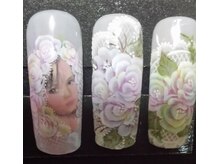 ネイルサロンシャネイル/人物画ネイル