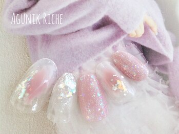 アグニークリッシェ(Agunik Riche)/【ふんわりネイル】
