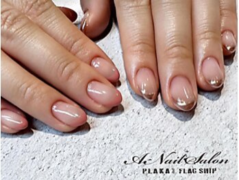 エーネイルサロン プラーカ本店(A-Nail Salon)/アシメフレンチ