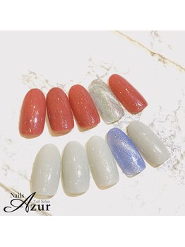 ネイルズアジュール 新潟亀田店(Nails Azur)/ハンド☆定額デザインAコース