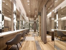 アトリエはるか 六本木ヒルズ店の雰囲気（落ち着いた店内。丁寧にカウンセリングしご希望のヘアメイクを。）