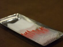 あたまの再起動/純国産の使い捨ての鍼を使用