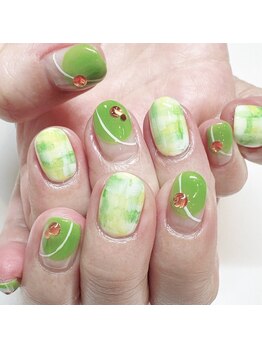 ネイルージュ 梅ヶ丘店(Nailouge)/春チェック☆ネイル