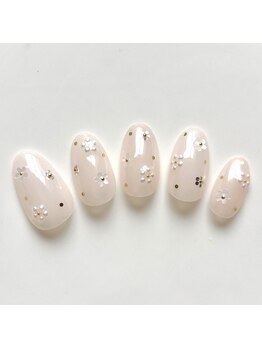 フラワーネイル ホロ