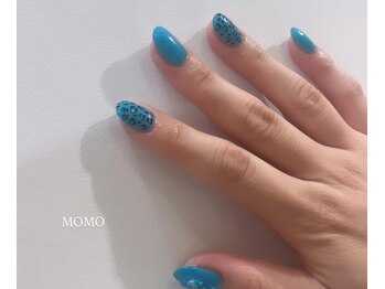 アインネイル(Aing nail)/ひょう柄ネイル　 MOMO施術