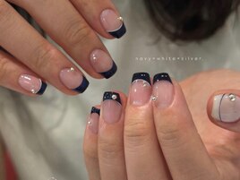 ニュアンスフレンチネイル