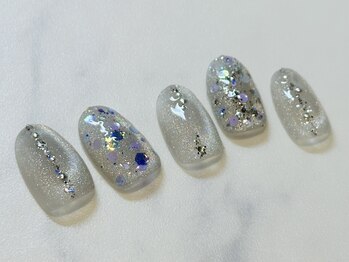 ミライネイル 錦糸町(mirai nail)の写真/【朝9時OPEN】忙しい朝もスピーディに◎種類豊富なアートから選べて「時短×おしゃれ」が叶う!