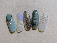 ココリ(CoCoRe)/ニュアンスクリスマスネイル