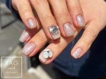 ラグ ネイル(RAG nail)/キラキラネイル/夏ネイル