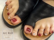 アクロネイル アンド アイ(ACRO NAIL&EYE)/秋色フットネイル