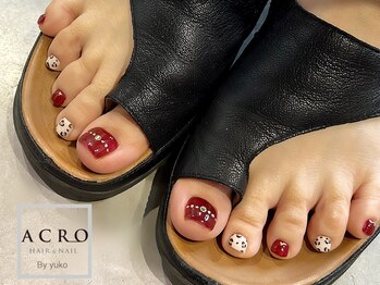アクロネイル アンド アイ(ACRO NAIL&EYE)/秋色フットネイル