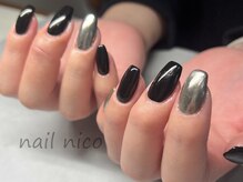 ネイルニコ(nail nico)/ブラックミラー