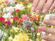 アップネイル/春ネイル