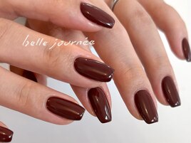 こっくりボルドーネイル:mikako