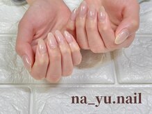ナユネイル(na_yu.nail)/自爪風クリアネイル 214
