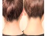 ○女の身だしなみ●襟足＆背中ソフトシェービング+角質ケア　¥7000