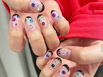 グラム バイ アンド ココ ネイル(GraM by And & coco. Nail)の写真/短いネイルが好き！伸ばせない！そんなお客様も大丈夫♪ショートネイルだからこそ似合うデザインをご案内◎