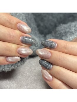 アイリッシュネイル 久屋大通店(Irish Nail)/チェックネイル