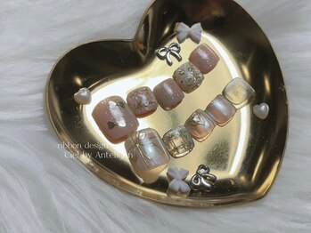 シエル バイ アンテリジャン(Ciel By Antellijan)/リボン ハートキラキラフット2種