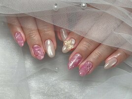 定額ネイル//マグネット夏ネイル