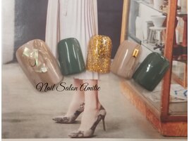 くすみニュアンスfootネイル