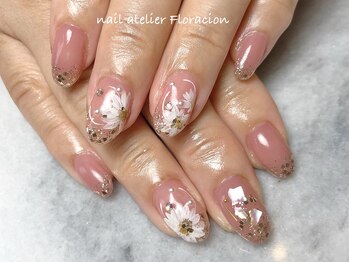 ネイルアトリエ フロラシオン/贅沢アートの褒められネイル90