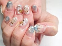 ネイルフロンティア 吉祥寺(NAIL FRONTIER)/てるてる梅雨ネイル8980円～