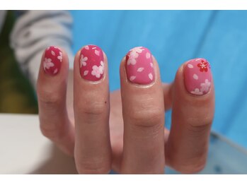 ペントハウス(Penthouse)/メンズネイル/桜ネイル