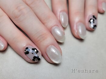 マグネットネイル、お花