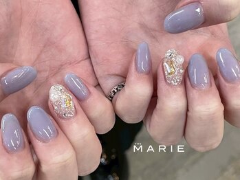 ザ マリー 三条店(THE MARIE)/3)6000円 シンプルネイル 1211b
