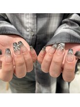 ラボテ(laboT)/黒グラデ×マグ