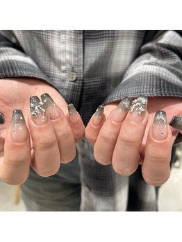 黒グラデ×マグ