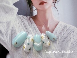 【押し花ネイル】