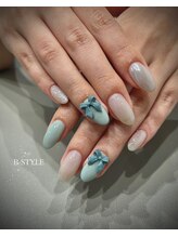 ビースタイル(B-style)/ブルーグレーネイル