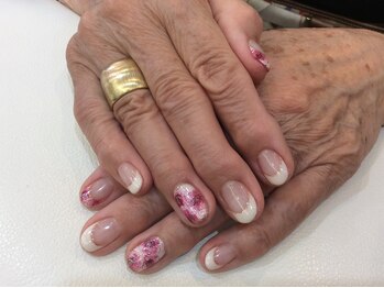 シャンネイルケアサロン(Shan Nail caresalon)/ニュアンス　バラネイル