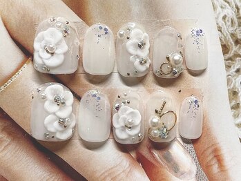 ブライダルネイル8800円