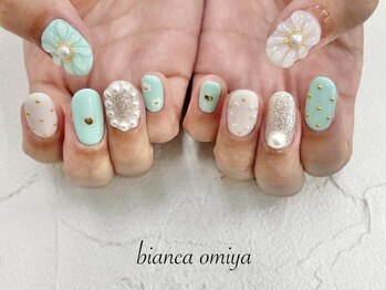 ビアンカ ネイルサロン 大宮店(Bianca)/立体フラワーネイル