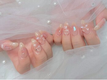 バベル 新町店(Babel)/チークネイル ¥8000+追加