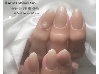 エフネイル(f.nail)/ナチュラルチークネイル